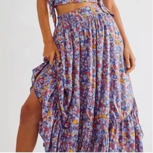 Free People Pretty Dayz Maxi Skirt
